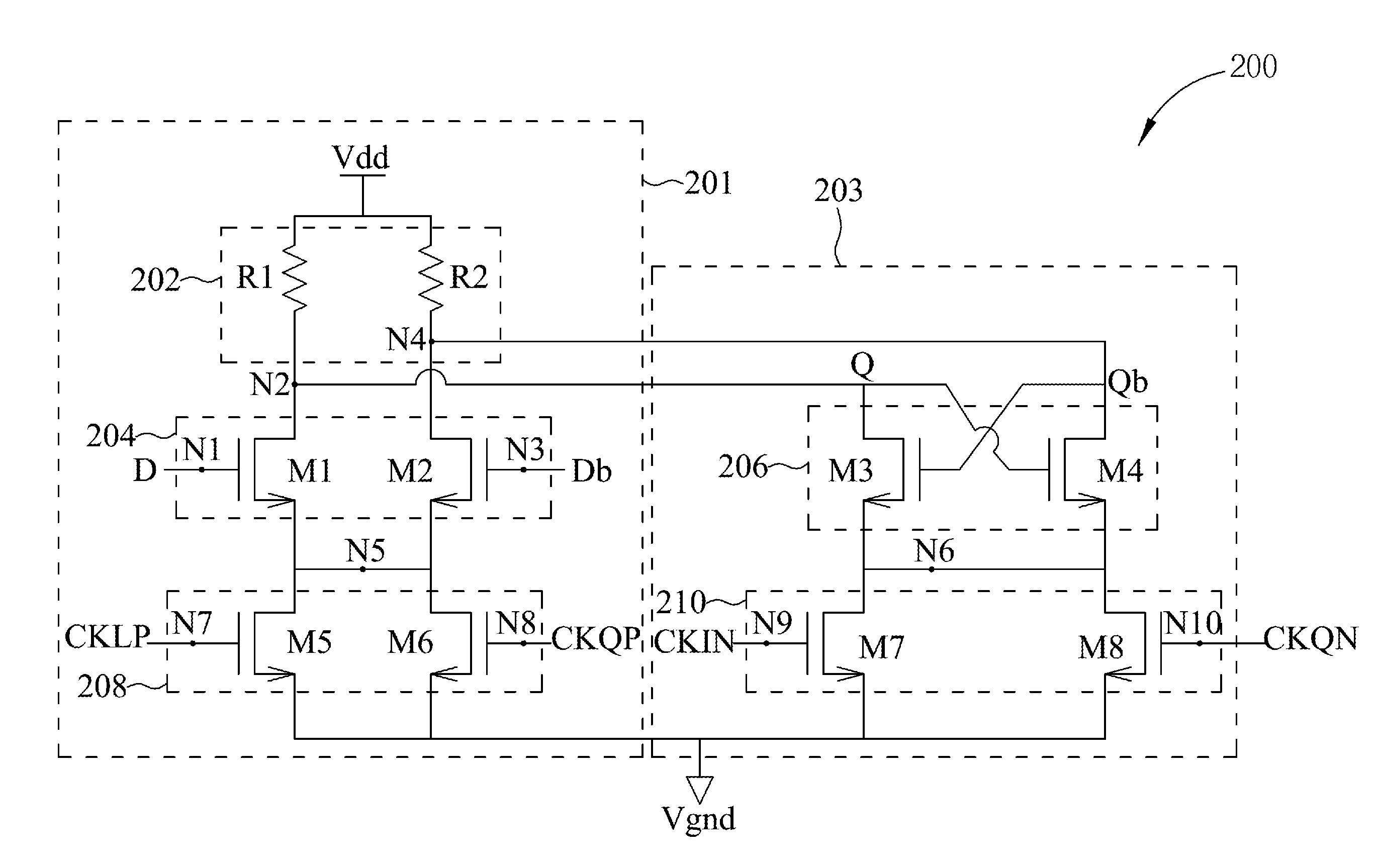 Flip-Flop and Frequency Dividing Circuit with Flip-Flop