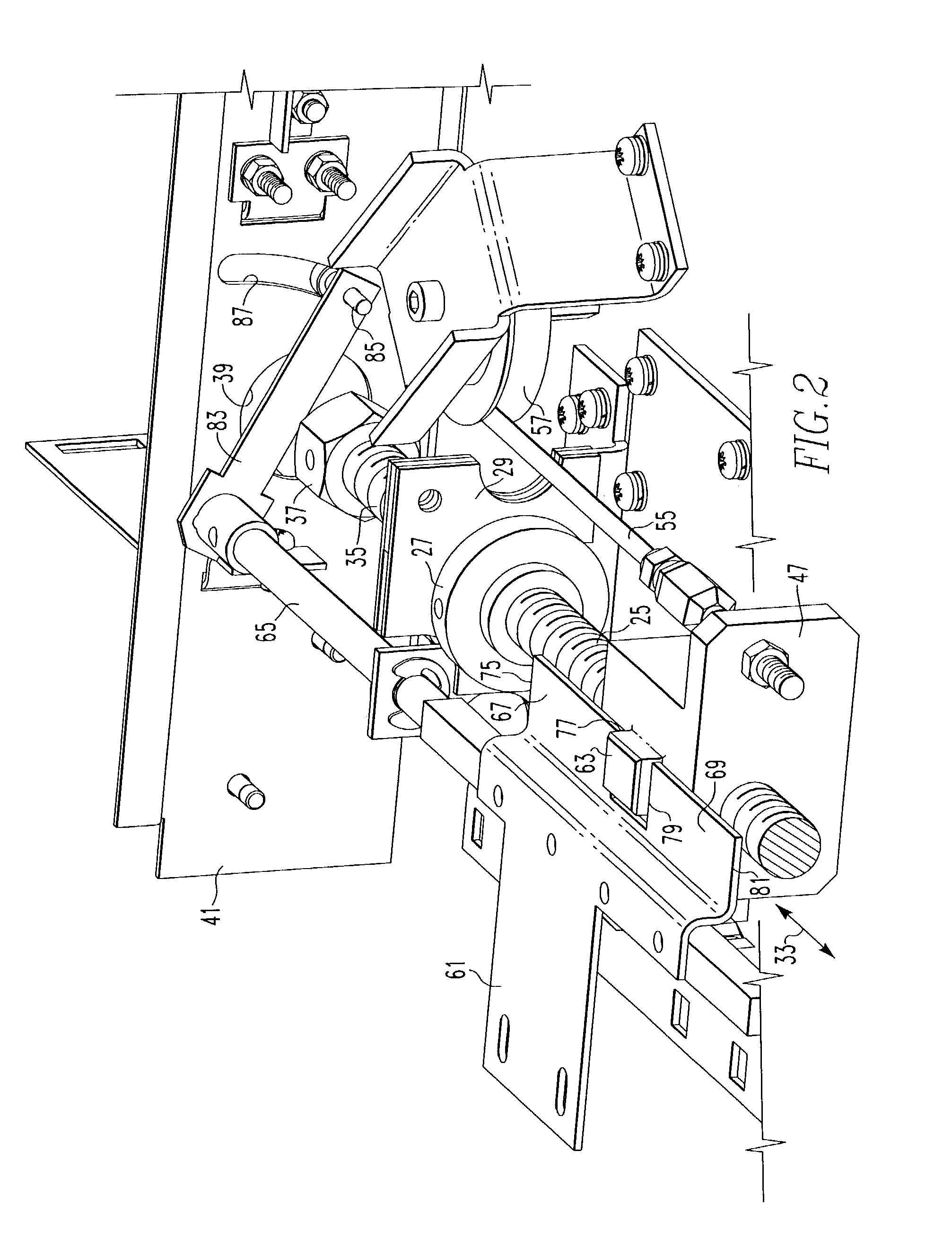 Apparatus operating an isolation switch in coordination with a circuit breaker