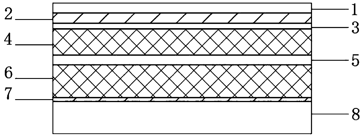 Two-in-one gradual change mirror and preparation method thereof