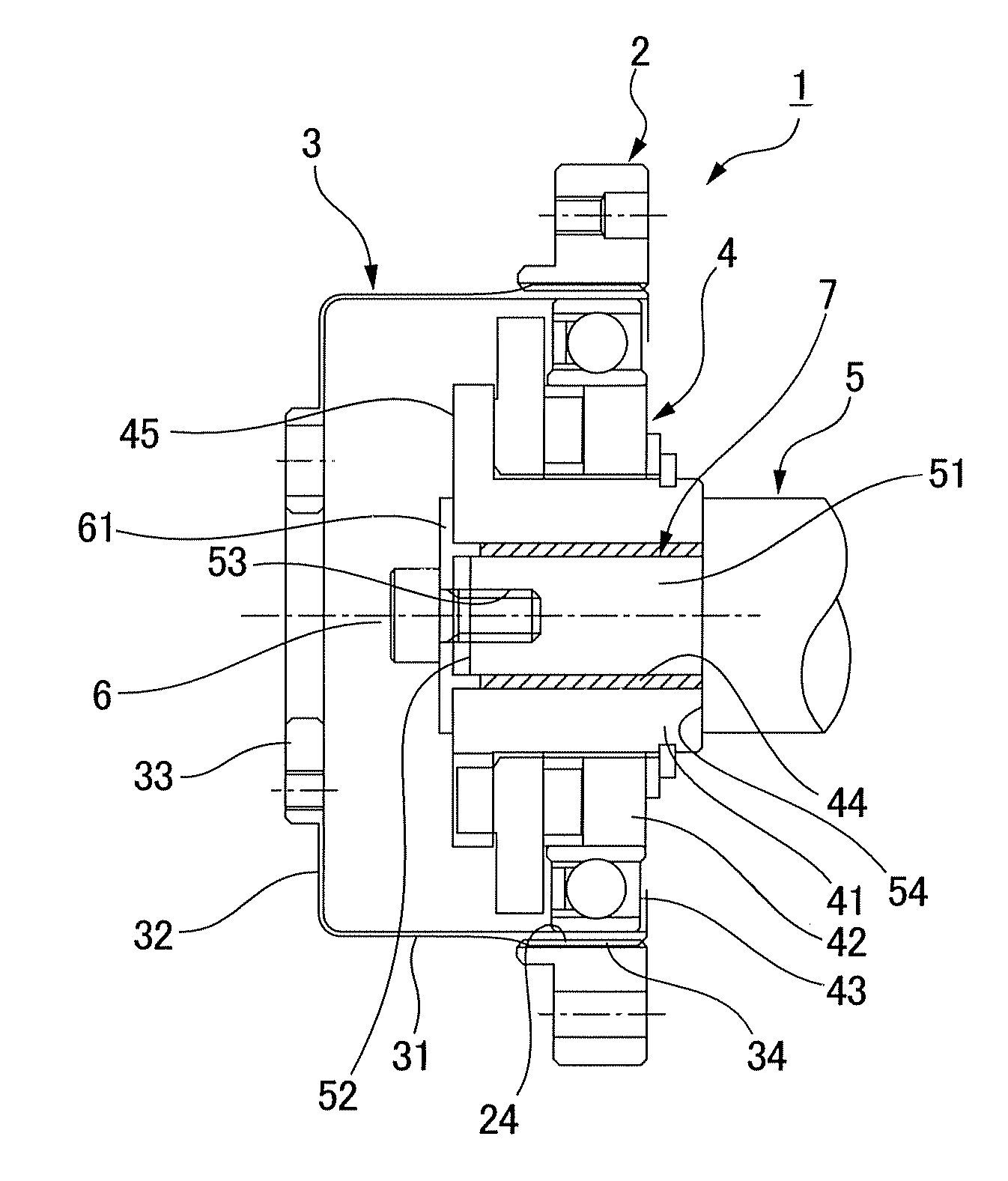 Wave gear device