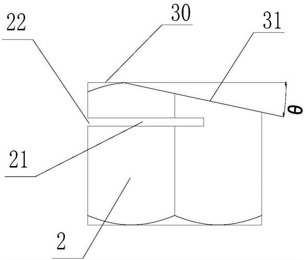 Deformed-face grooved locknut