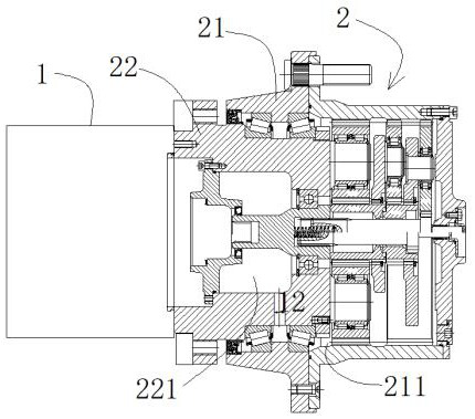 Method for cooling motor by using lubricating oil in two-in-one electric drive assembly