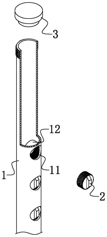 Equipment for sampling different layers of soil profile