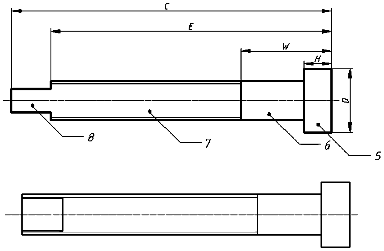 Single-side rivet pulling rivet structure and design method thereof