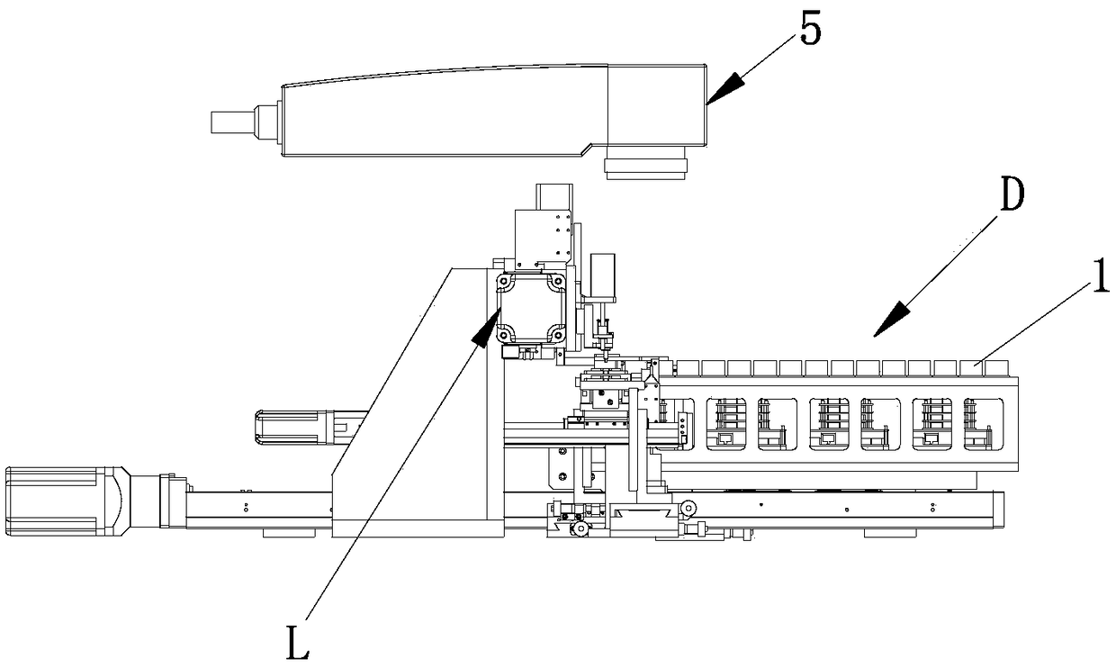 Two-dimensional transmission-type chip burning equipment