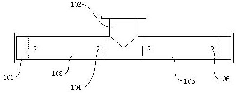 High-temperature flue gas heat energy recovery system