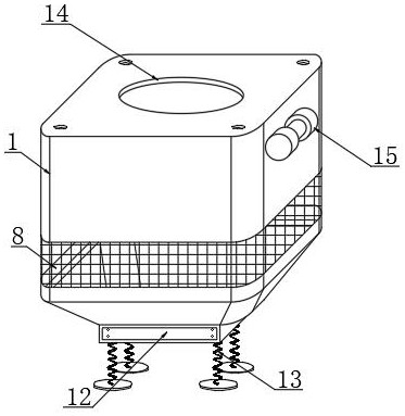 Industrial environment gas purification and dust removal device