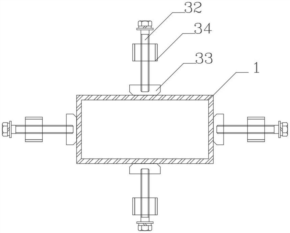 Steel column construction site splicing installation positioner