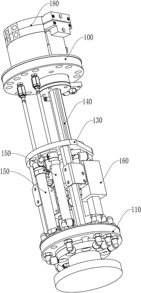 Force-controlled polishing device and polishing robot applying force-controlled polishing device