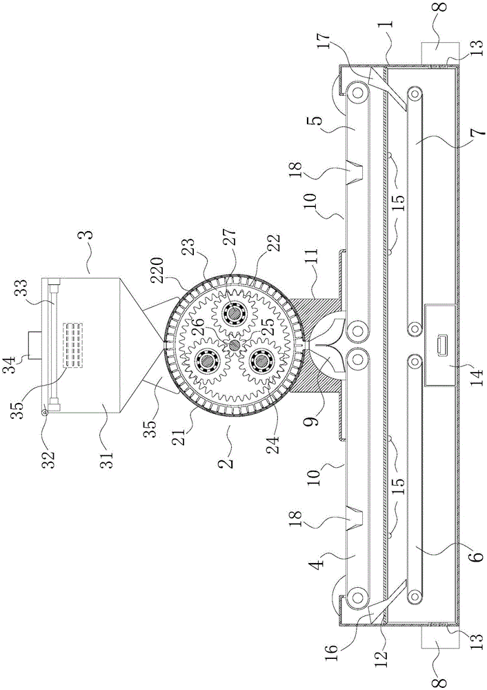 Hollow capsule sorting device with dual-effect sterilization double stations