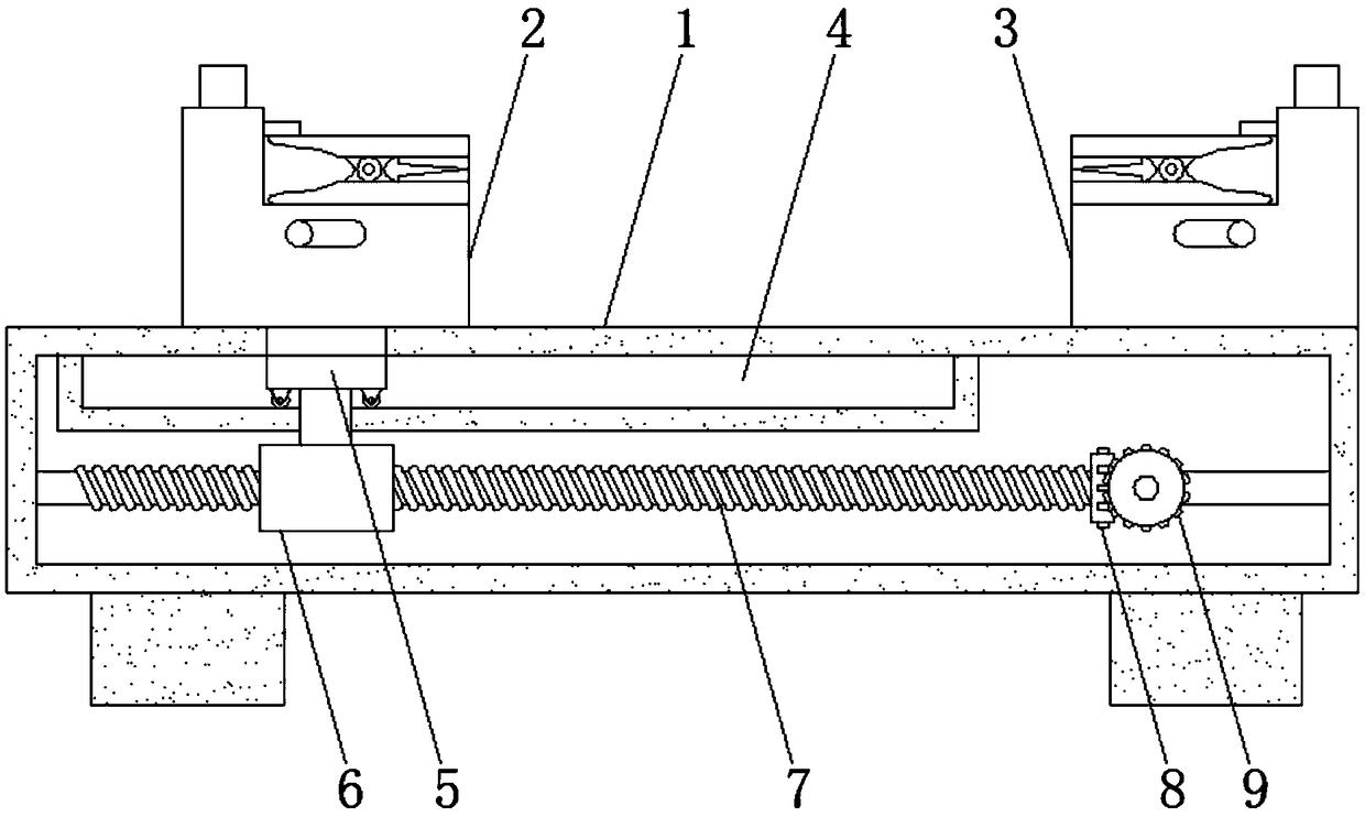 Processing clamp for producing garment cuffs