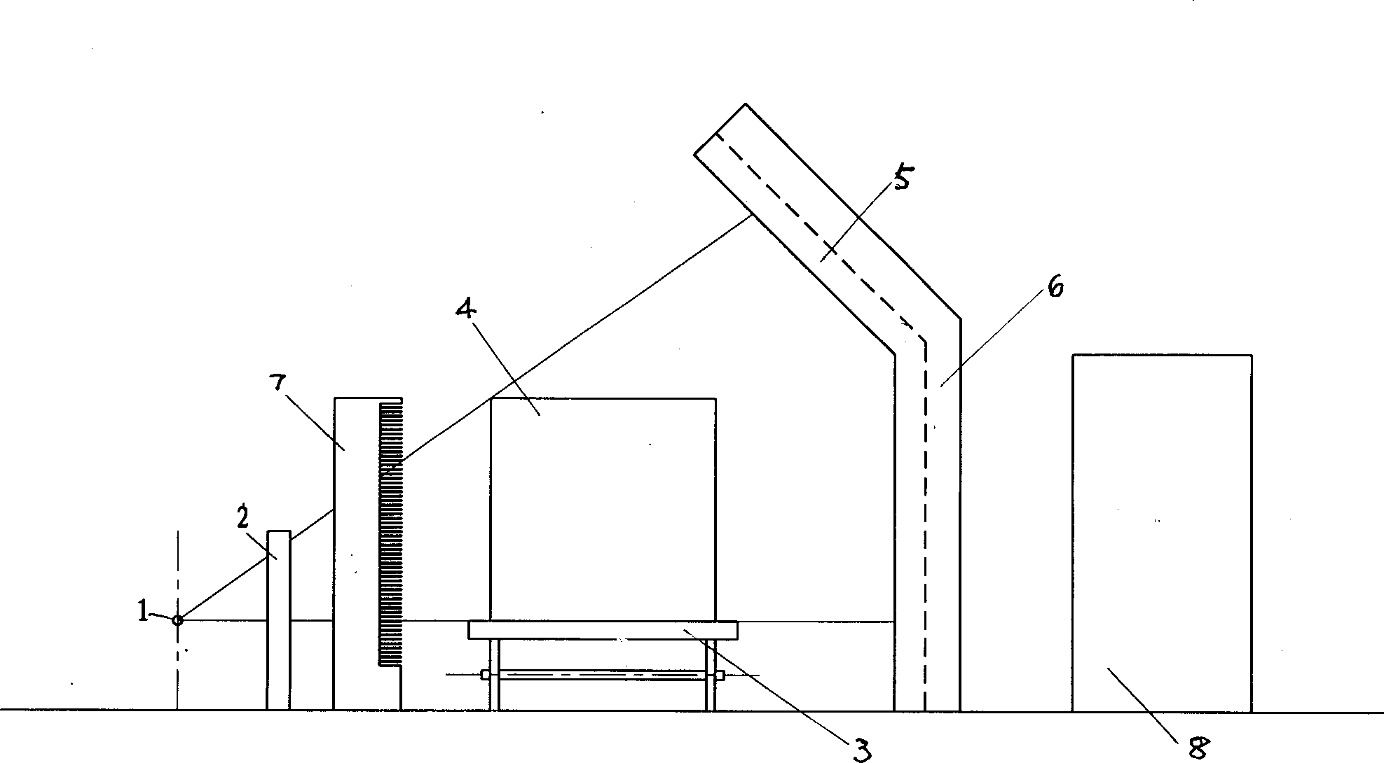 Detecting method and equipment for X-or gamma-radiation imaging