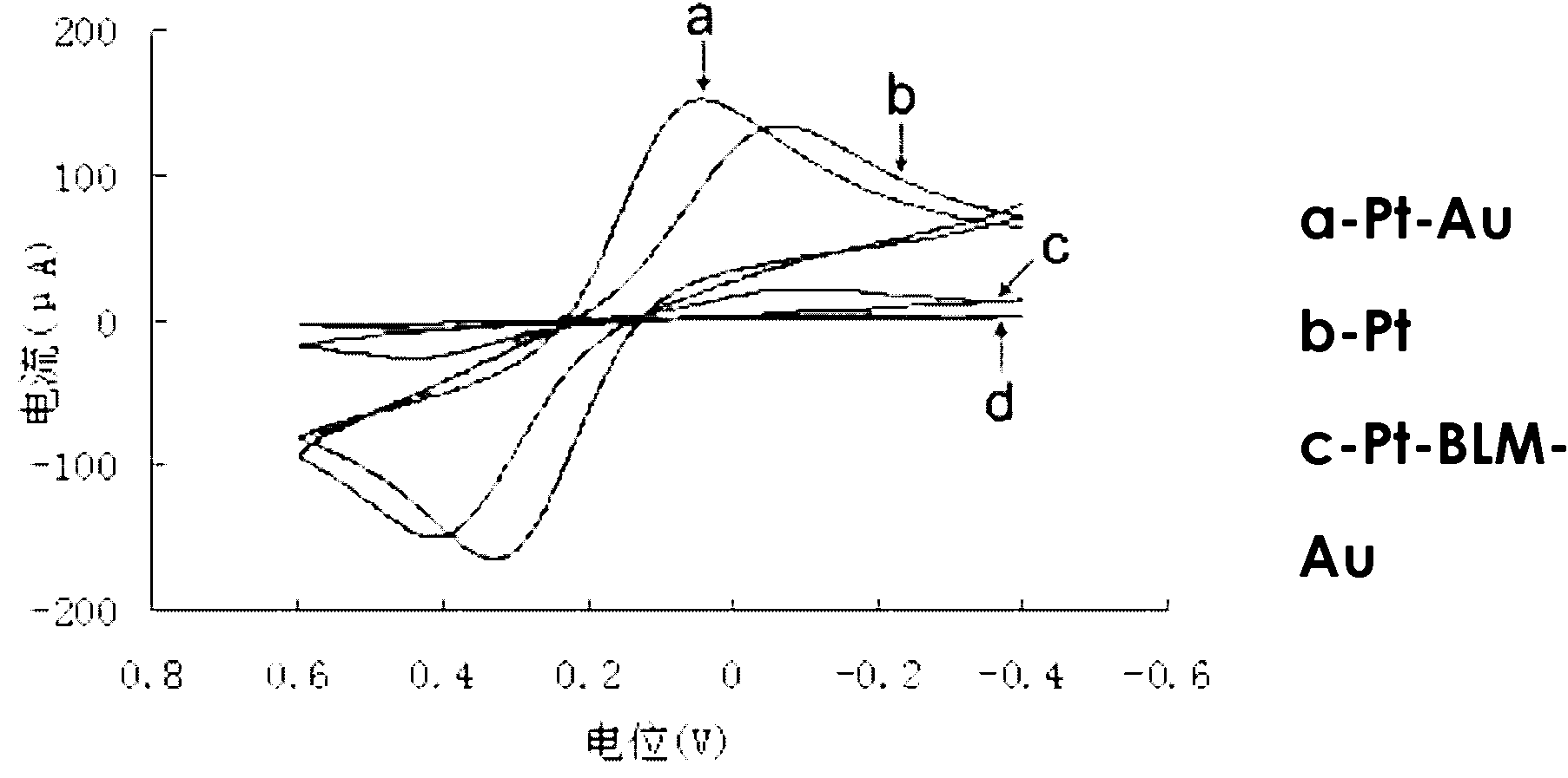 Sensor for detecting penicillin in liquid