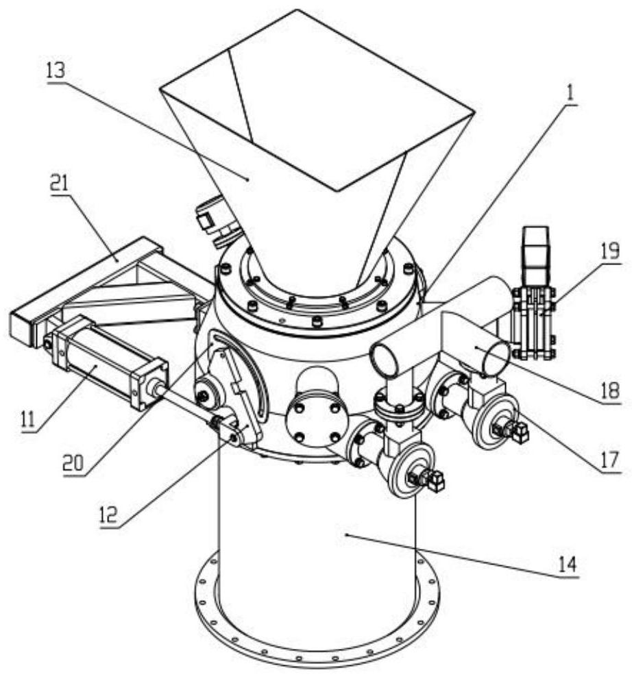 Charging valve capable of rapidly injecting materials