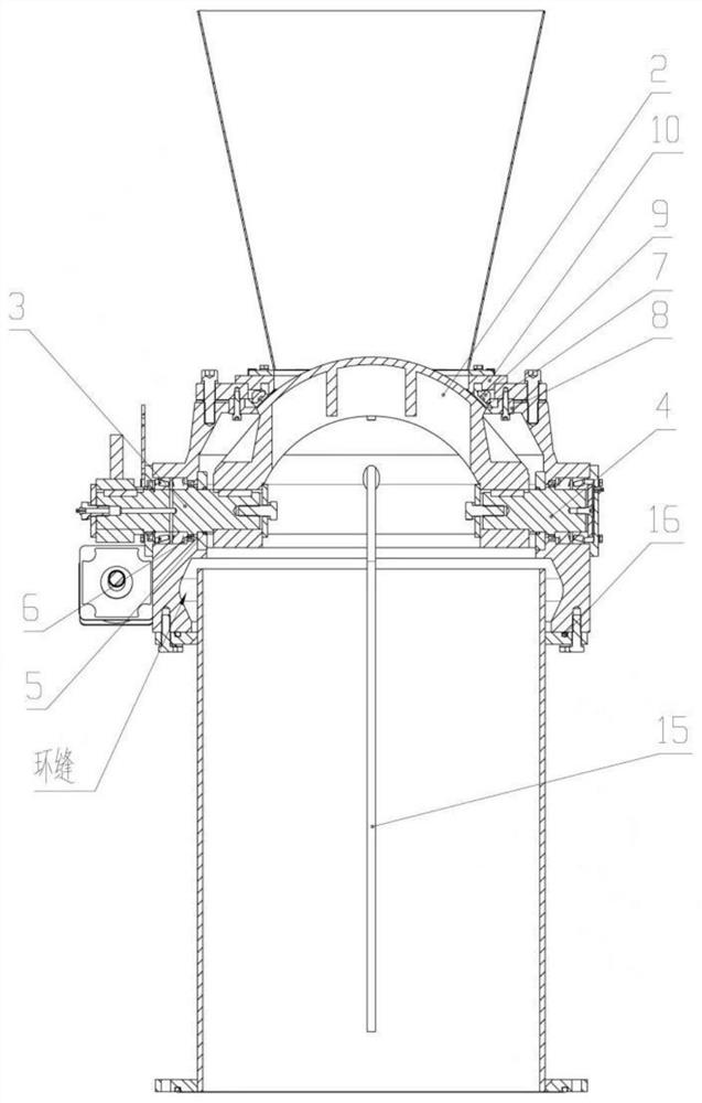 Charging valve capable of rapidly injecting materials