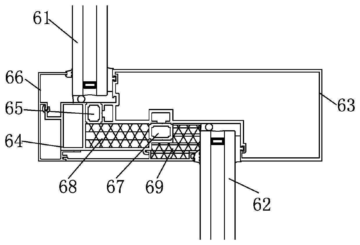 Structure for blocking heat transfer through thermal bridge of building