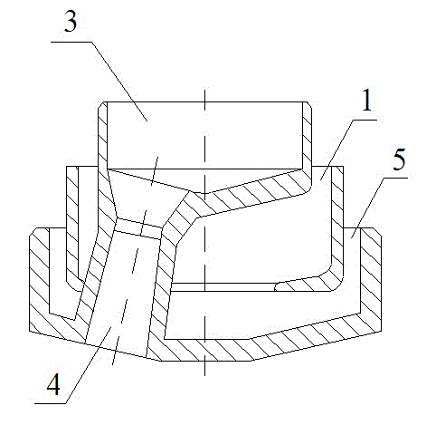 Center water-cooling convertor oxygen lance spraying head