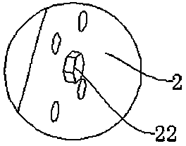 Pay-off reel supporting structure