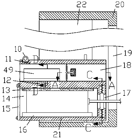 Outdoor router auxiliary device for duplex building