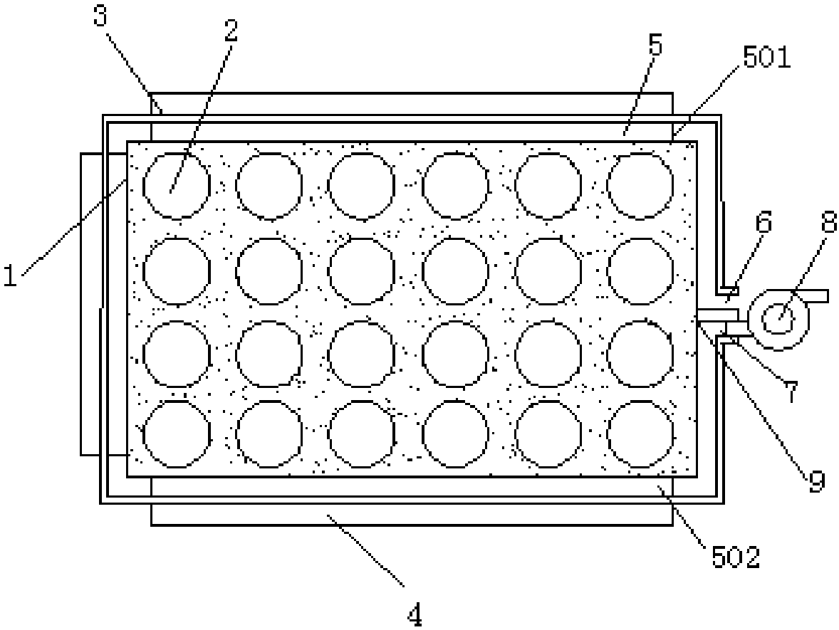 Vehicle battery module based on PCM cooling