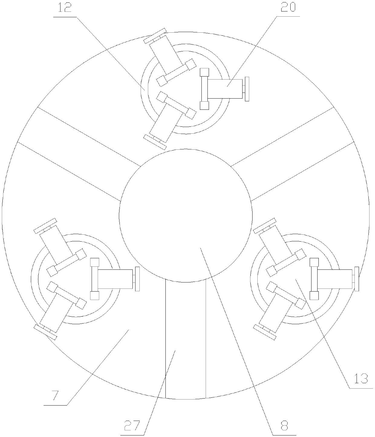 Communication iron tower with antitheft function and stable structure