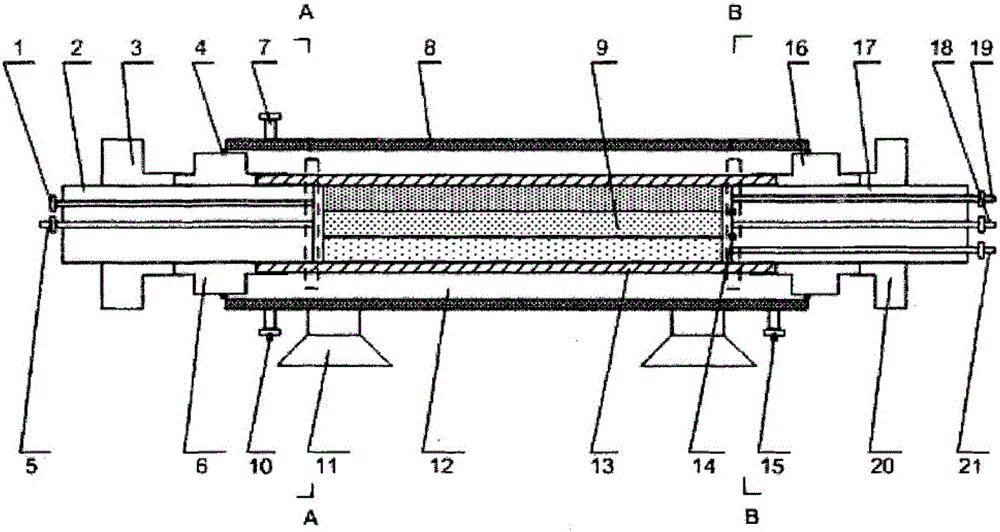 A Quantitative Measurement Method for Interlayer Channeling Flux of Heterogeneous Core Model