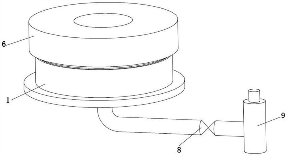 Device and method for nondestructive testing of uniformity of barium-tungsten cathode matrix