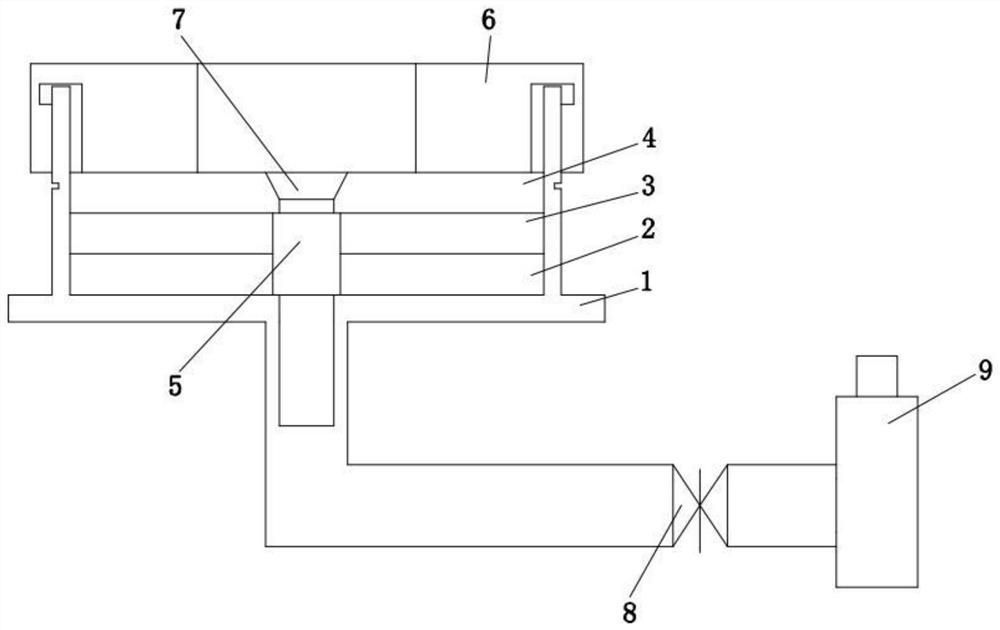 Device and method for nondestructive testing of uniformity of barium-tungsten cathode matrix