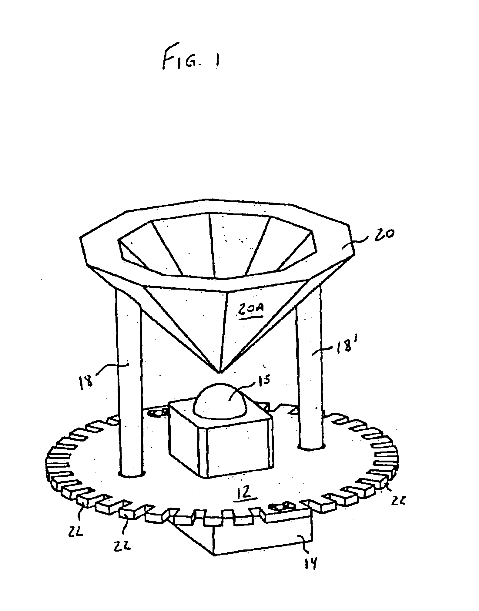 Replaceable LED bulb with interchageable lens optic