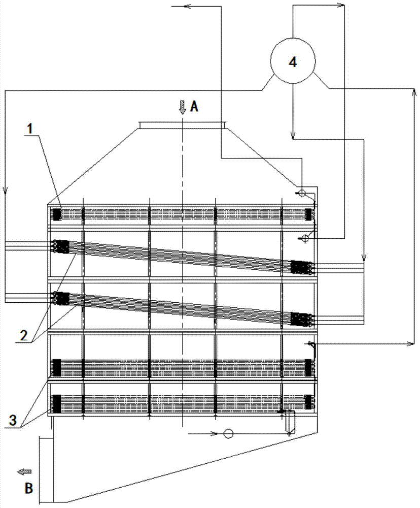 Novel heat recovery boiler of cement kiln head