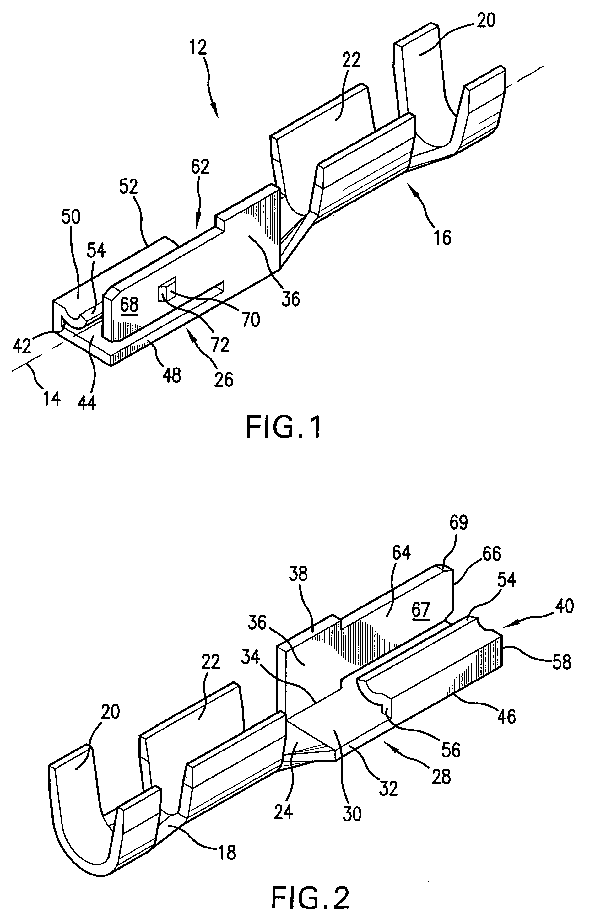 Standardized electrical terminal