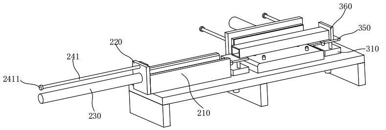 Stamping device for aluminum alloy profile machining