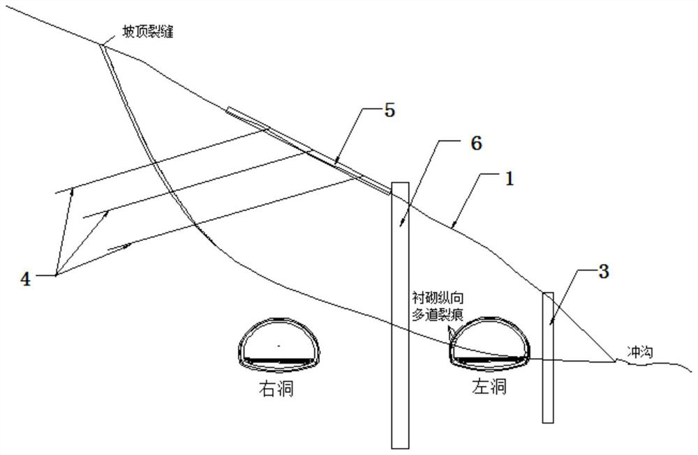 Method for constructing anti-slide piles in creep deformation landslide mass