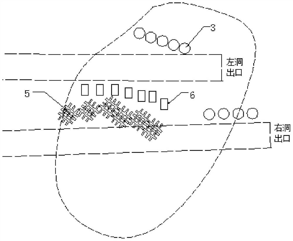 Method for constructing anti-slide piles in creep deformation landslide mass