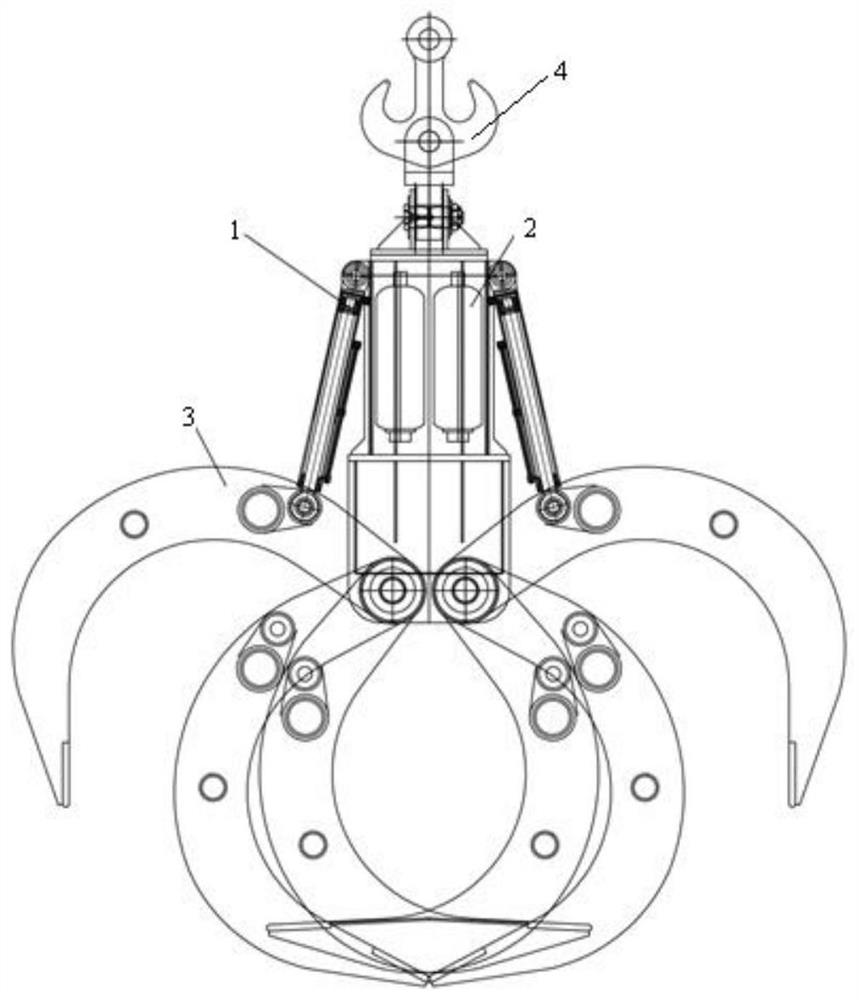 Operating system and method of electric hydraulic gripping apparatus in container loading and unloading equipment