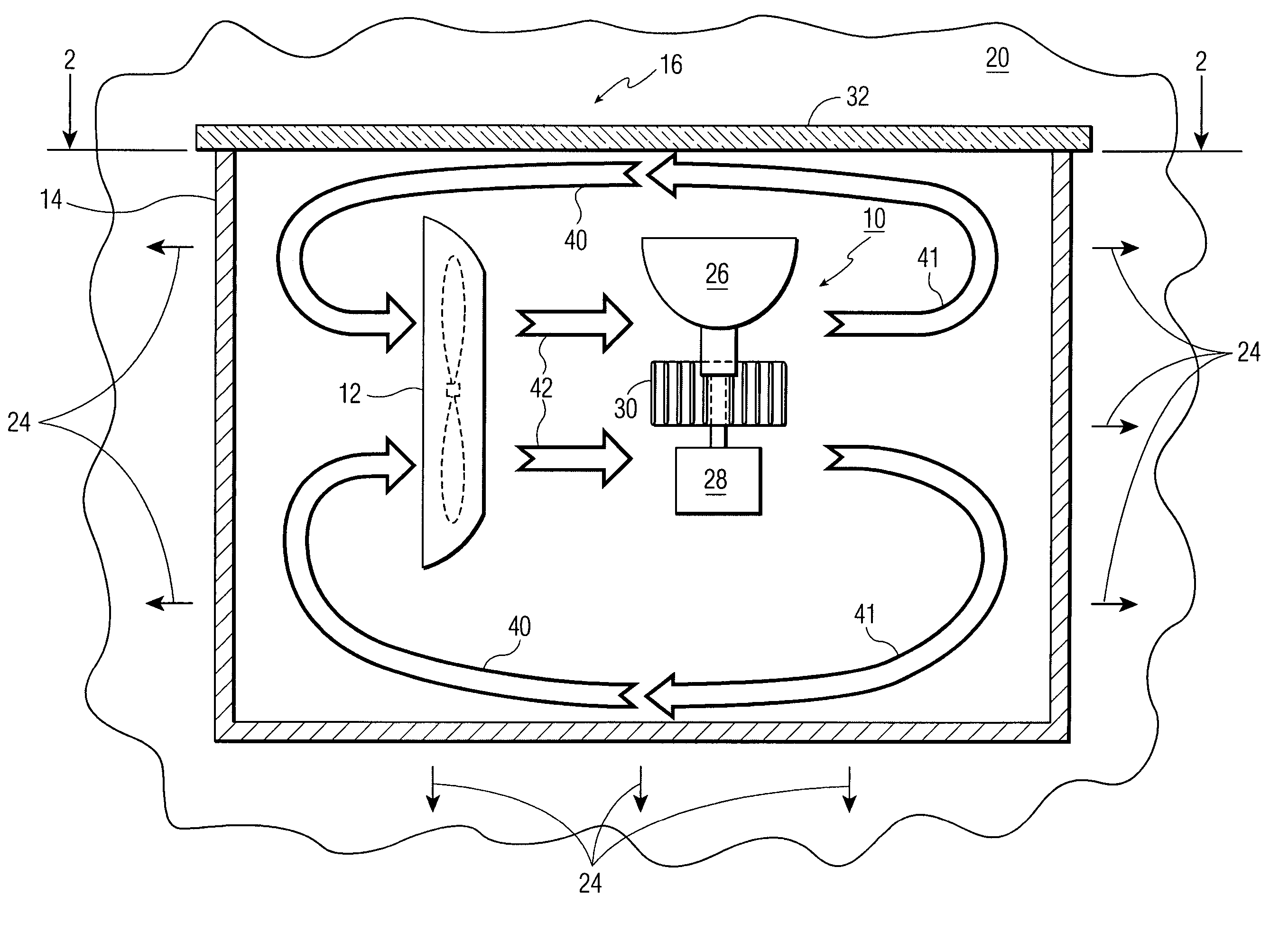 Light appliance and cooling arrangement