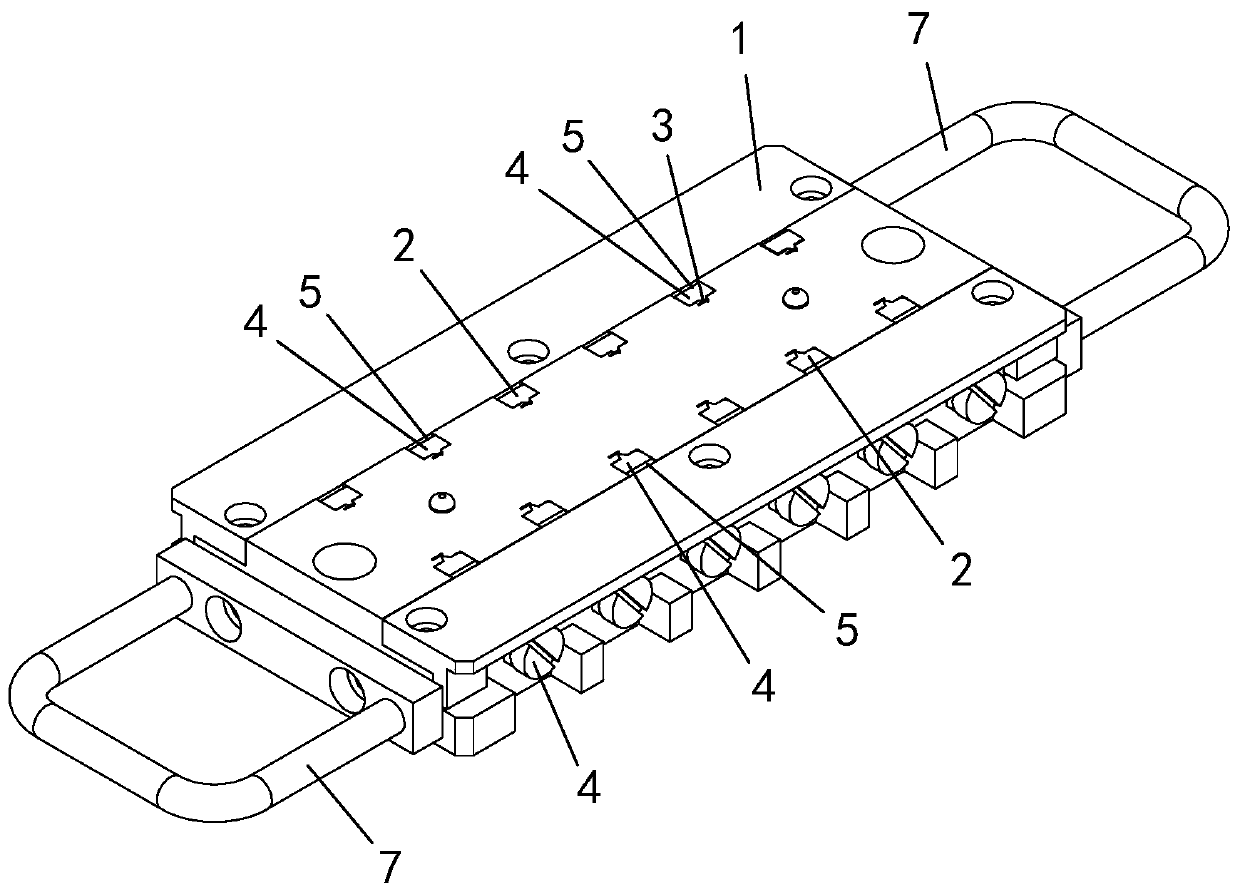 Needle insertion carrier for thumb-tack needle body