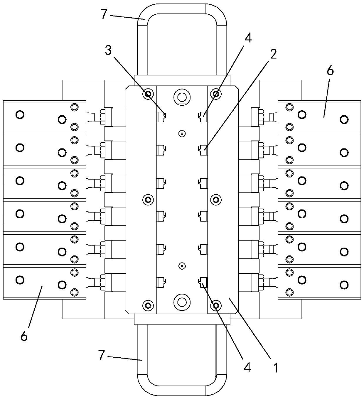 Needle insertion carrier for thumb-tack needle body