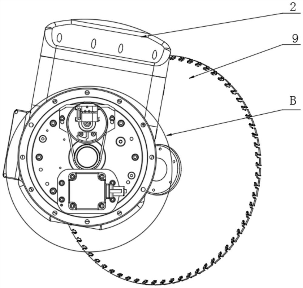 Five-axis any-angle cutting device