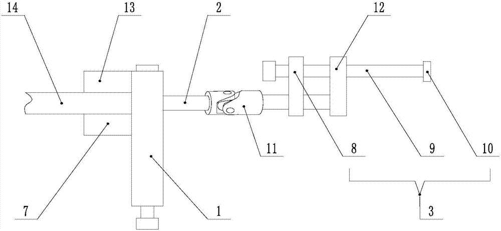 Welding jig for exhaust manifold heat dissipation auxiliary fixing frame