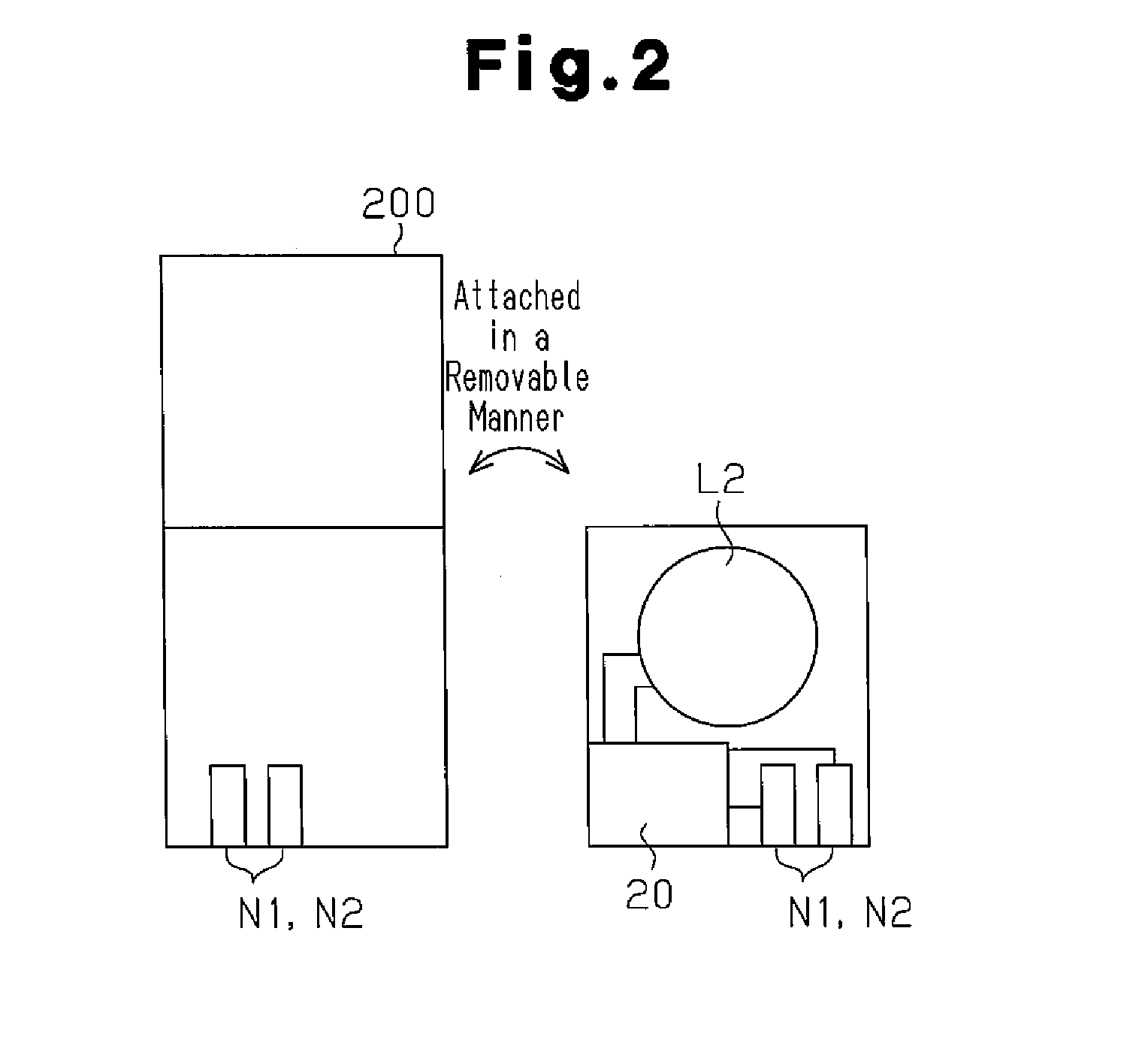 Contactless power receiving device, and contactless charging system