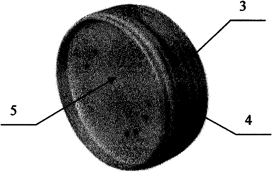 Thermal-insulation and air-deflection shell of high-power energy-efficiency lamp