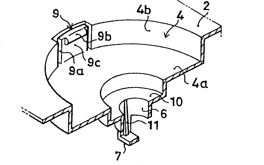 Degasification inducation structure of aerosol container, method of indicating degasification and degasification device