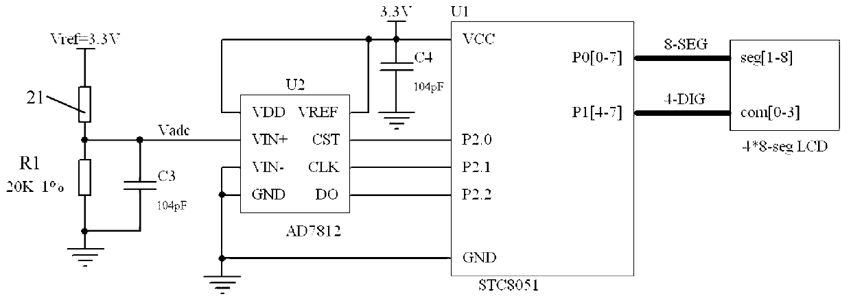 Electronic thermometer capable of conducting measuring at ear lobe portion fast