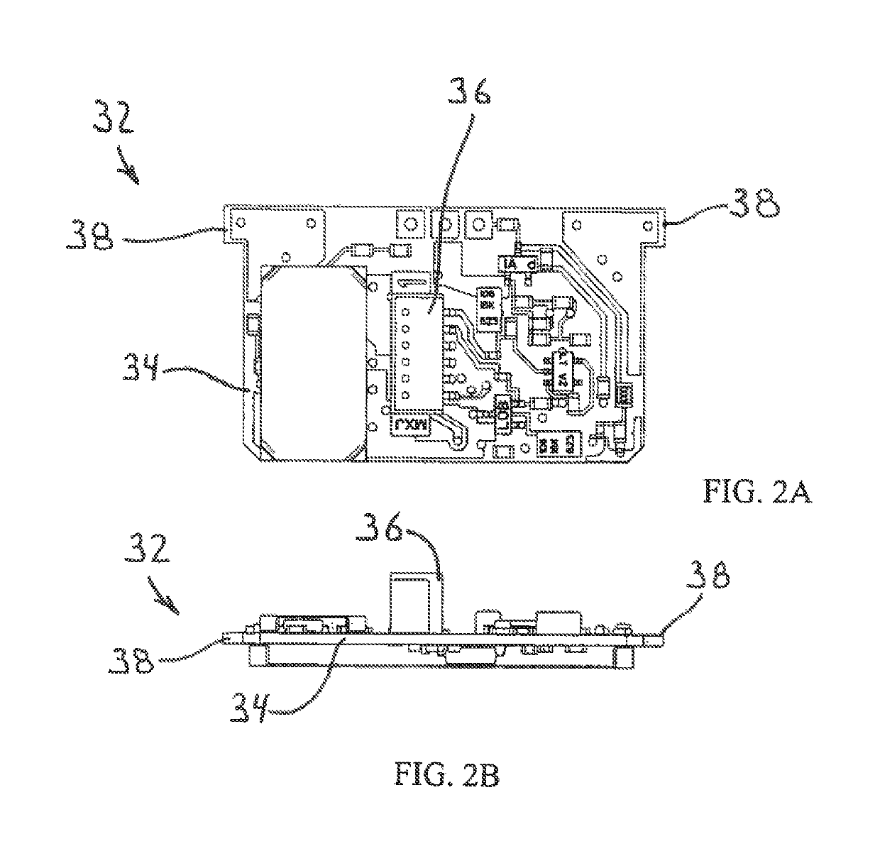 Modified eddy current probe having a faraday shield