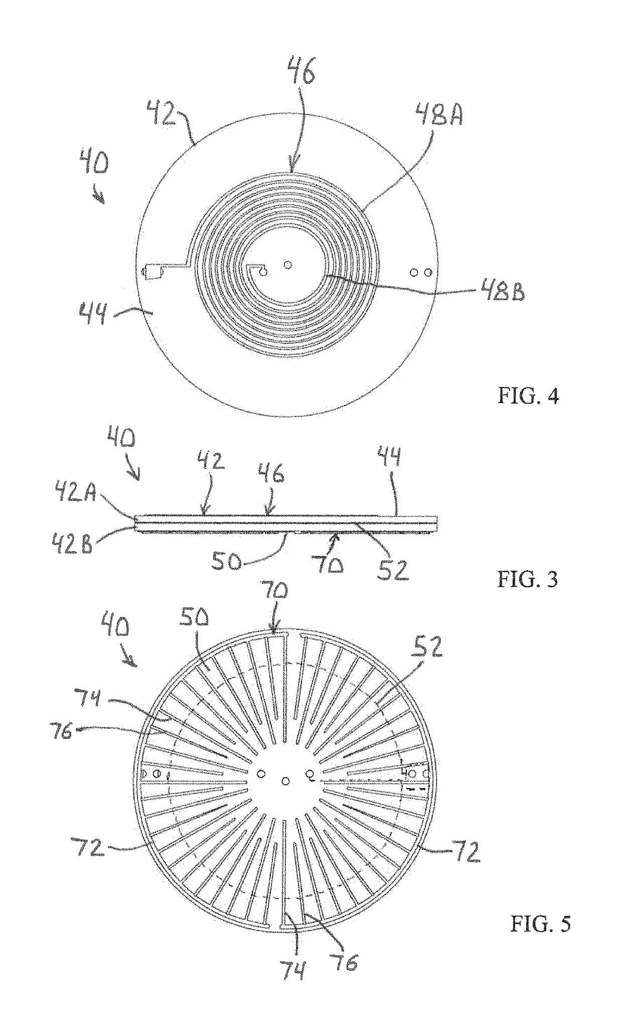 Modified eddy current probe having a faraday shield