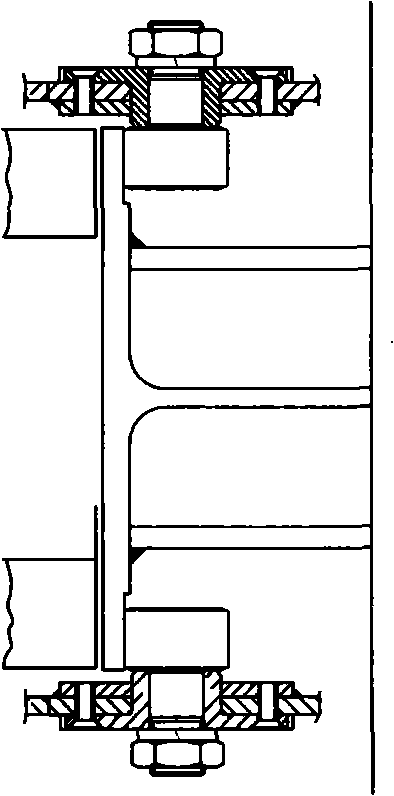 Sublance trolley anti-falling mechanism