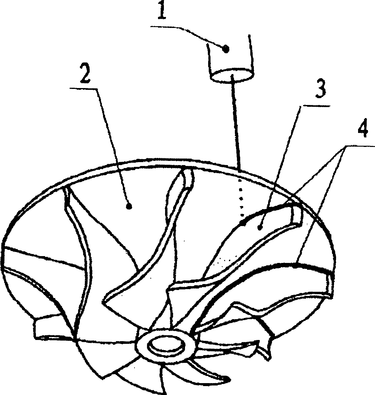 Continuously welded vane