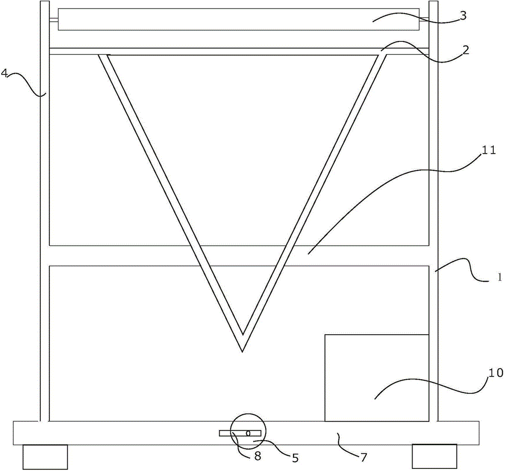 Steering bending frame for plastic package