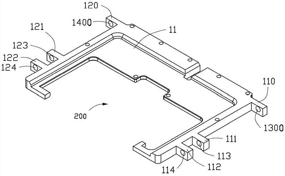 Riveted fixing clamp device